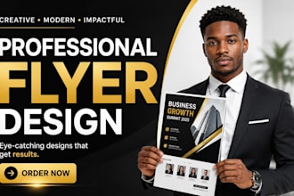 design an attractive flyer that gets attention