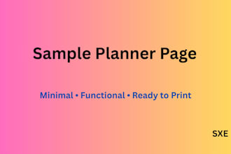 create printable planners, templates, and digital downloads