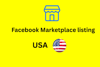 do USA product and real state listing on facebook marketplace