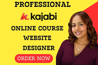 build lms educational website online course, using thinkific, podia, kajabi