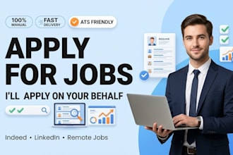 search and apply for jobs on indeed and linkedin