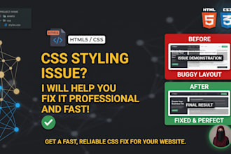 fix CSS issues and styling problems on your website