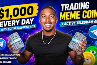 telegram ads, boost 800m investors telegram promotion meme coin promotion