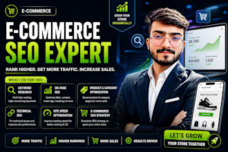 do complete ecommerce SEO for shopify and wordpress websites