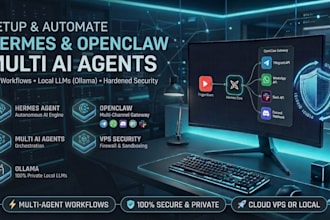 provide secure hermes agent, openclaw, multi ai agents