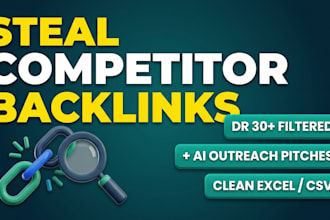 extract competitor backlink gaps and write ai outreach pitches