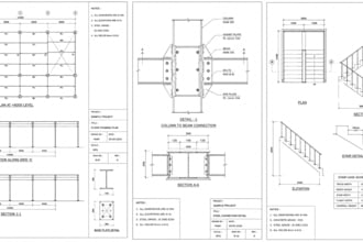 create professional structural drawings in autocad