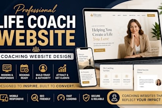 life coach website, coaching website, personal coach website, business coach web