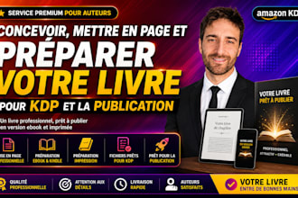 concevoir, mettre en page et préparer votre livre pour KDP et la publication