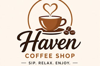 clean modern logo design