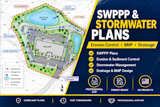 create swppp, stormwater management and erosion control plans
