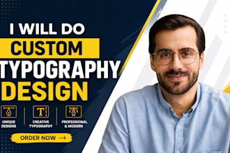 do custom typography design