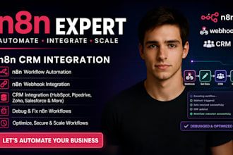 do n8n CRM integration, self hosted n8n API integration, n8n webhook, debug n8n