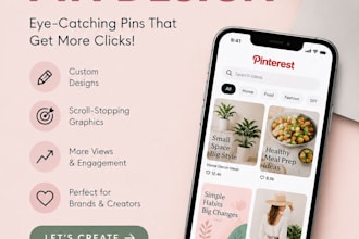 design eye catching pinterest pins and canva templates