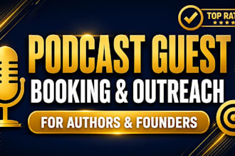 do podcast guest booking for authors, coaches and consultants