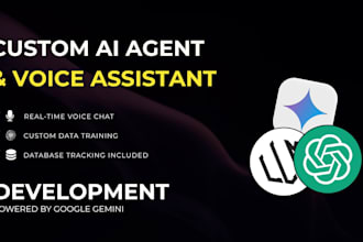 build a custom ai agent chatbot with voice assistant