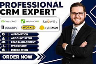 servicem8 workiz joprogres pipeline coconstruct buildops automation knowify CRM