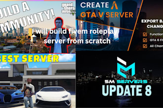 build a custom fivem roleplay server from scratch