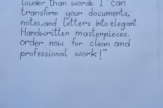 write beautiful english and urdu handwriting for you