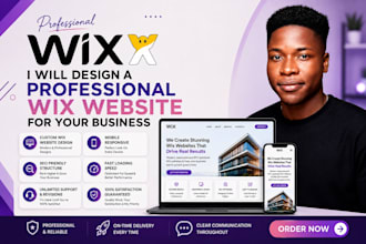 build wix website design, wix website redesign or wix web design