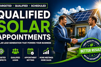 selling qualified solar leads and appointments