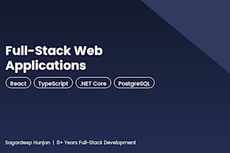 build a full stack web application using react typescript and net core