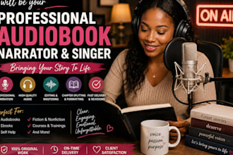 narrate your audiobook voice over for acx and audible standards female voice
