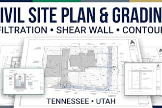 filtration system and shear wall plan contour grading site plan tennessee utah