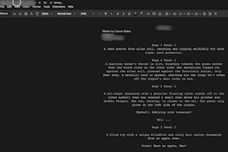 write an episode of your TV show