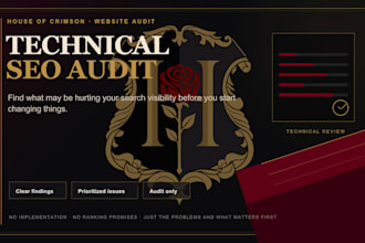 perform a detailed technical SEO audit