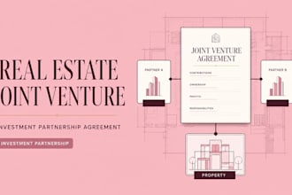 draft a real estate joint venture agreement for your investment partnership