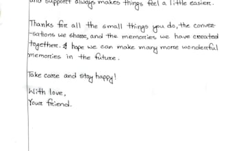 handwrite your letters notes and texts neatly