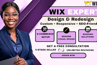 redesign wix site design, revamp or edit wix studio website redesign wix website