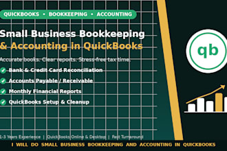 do small business bookkeeping and accounting in quickbooks