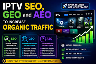 do iptv SEO, GEO and aeo to increase organic traffic