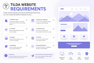 build a modern tilda landing page for your buisness