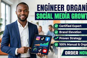 engineer organic social media growth and brand elevation