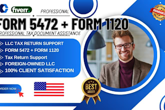 file form 1120, form 5472 with irs and llc tax return