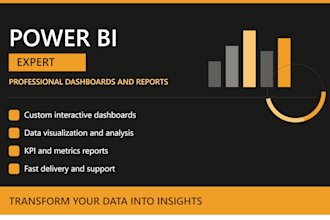 be your data analyst and power bi dashboard expert