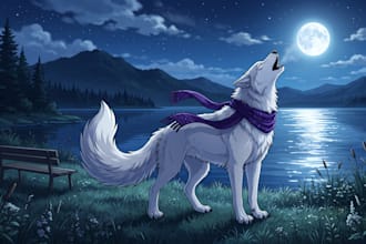 custom furry banner fursona banner furry headshot anthro character furry design