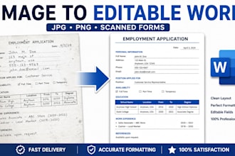convert images to editable word documents
