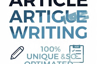 write SEO blog articles and website content