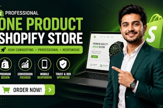 build a high converting one product shopify store