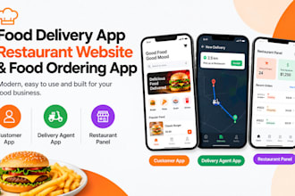 build food delivery app, restaurant website and food ordering app