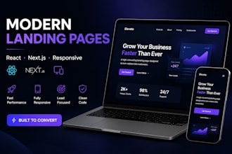 build a landing page