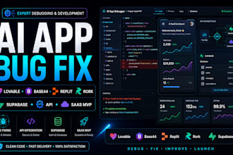 fix lovable dev ai base44 debugging replit ai vibe coding rork supabase saas mvp