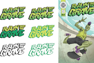 make a logo for your comic book