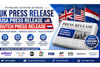 write UK press release, uk press release distribution, USA press release PR