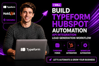 build typeform hubspot automation API integration lead generation workflow