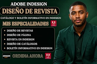 diseño de revista, catálogo y boletín informativo en adobe indesign